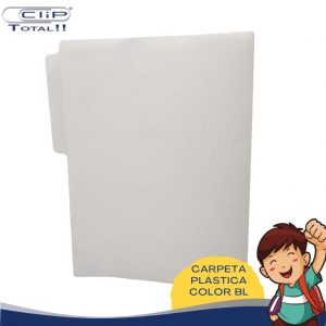 CARPETA PLÁSTICA COLOR BL