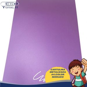 CARTULINA METALIZADA TAMAÑO A4 COLOR MO