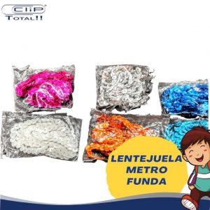 LENTEJUELA METRO FUNDA
