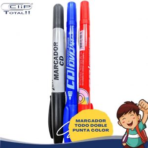 MARCADOR TODO DOBLE PUNTA COLOR