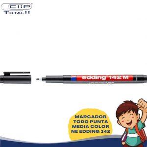 MARCADOR TODO PUNTA MEDIA COLOR NE EDDING 142
