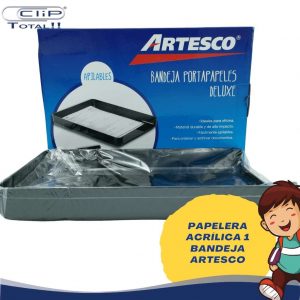 PAPELERA ACRÍLICA 1 BANDEJA ARTESCO