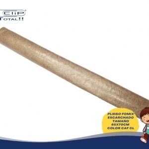 PLIEGO FOMIX ESCARCHADO TAMAÑO 65X70CM COLOR CAF CL