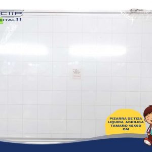 PIZARRA DE TIZA LIQUIDA  ACRILICA TAMAÑO 45X60 CM