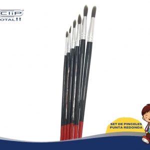 SET DE PINCELES PUNTA REDONDA