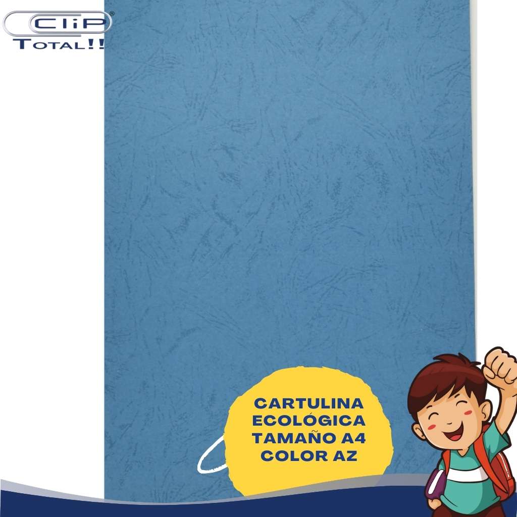 CARTULINA ECOLÓGICA A4 COLOR AZ X01U