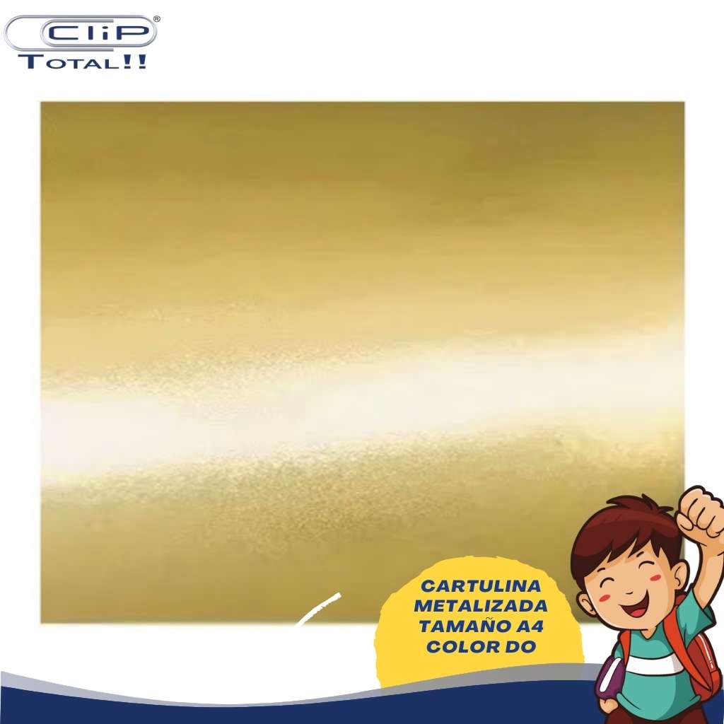 CARTULINA METALIZADA A4 COLOR DO