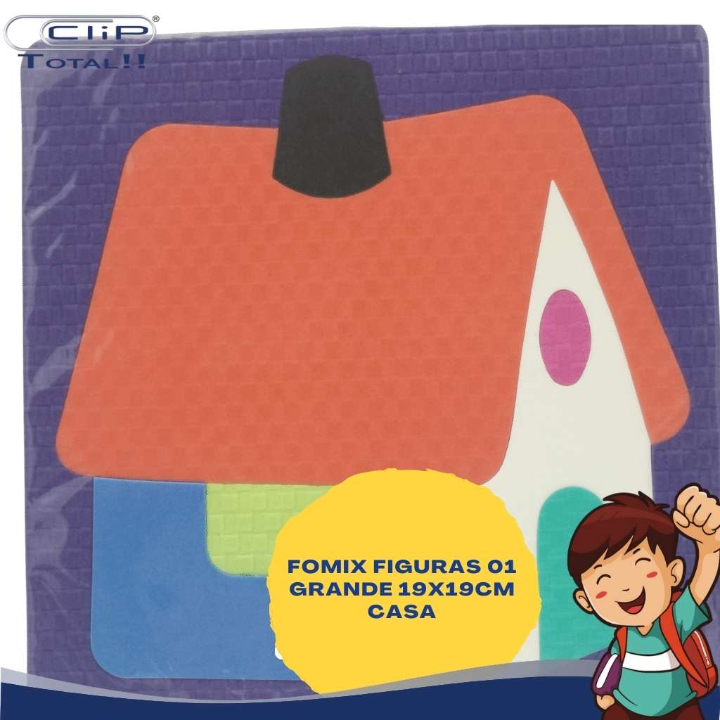 JUEGO DIDACTICO LOGICO ROMPECABEZAS FOMIX CASA 19X19CM