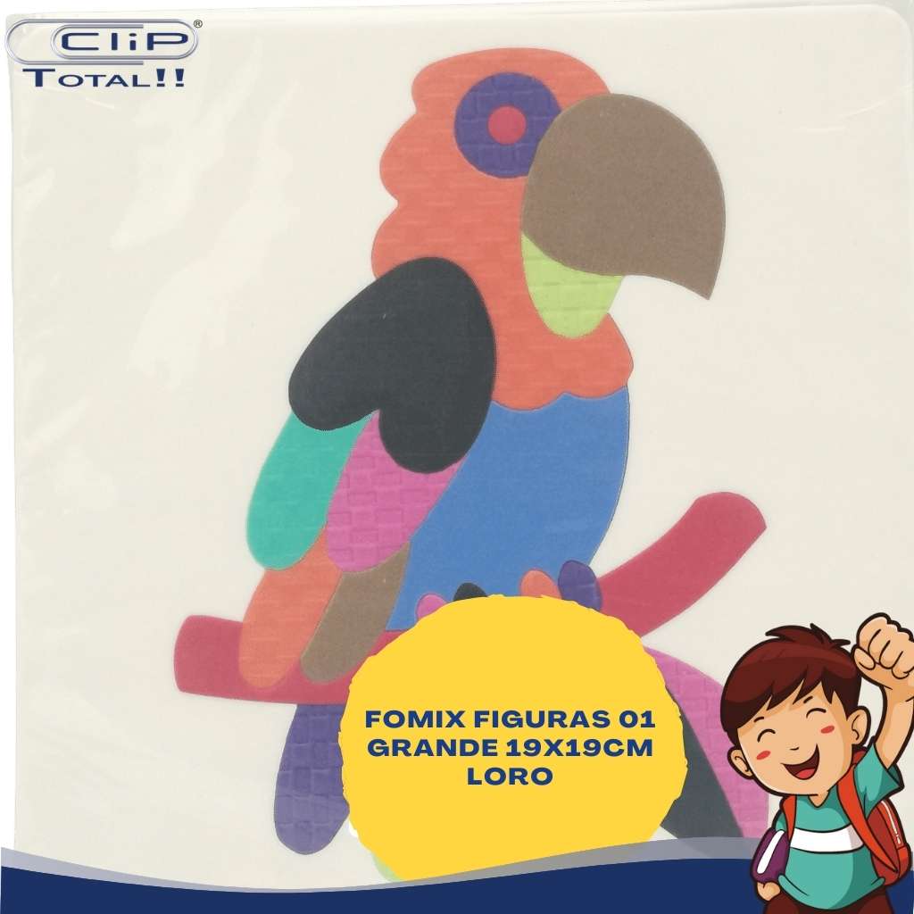 JUEGO DIDACTICO LOGICO ROMPECABEZAS FOMIX LORO 19X19CM