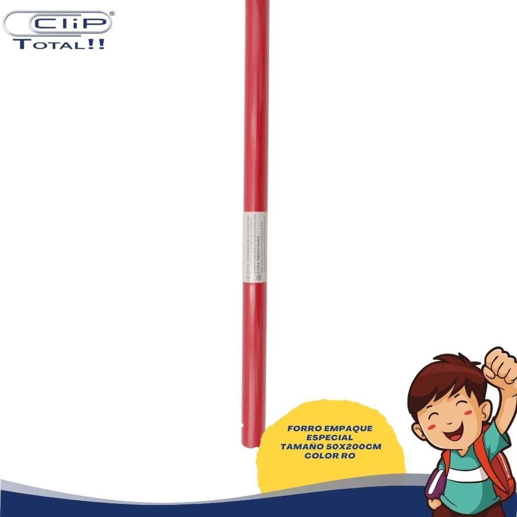 FORRO EMPAQUE ESPECIAL 50X200CM COLOR RO