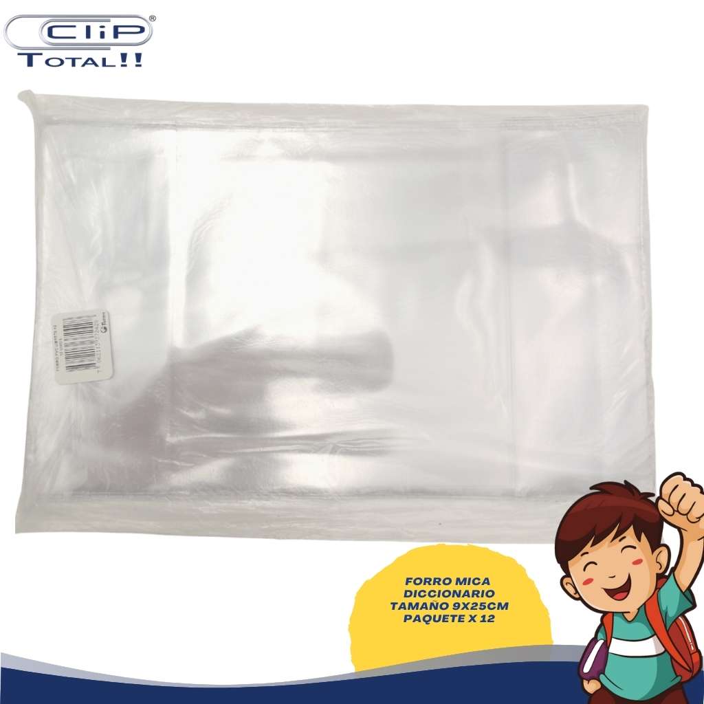 FORRO MICA DICCIONARIO 6X10CM X12U PAQUETE