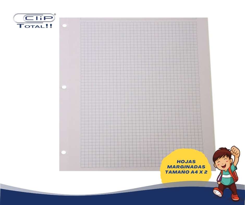 HOJAS MARGINADAS A4 X002U