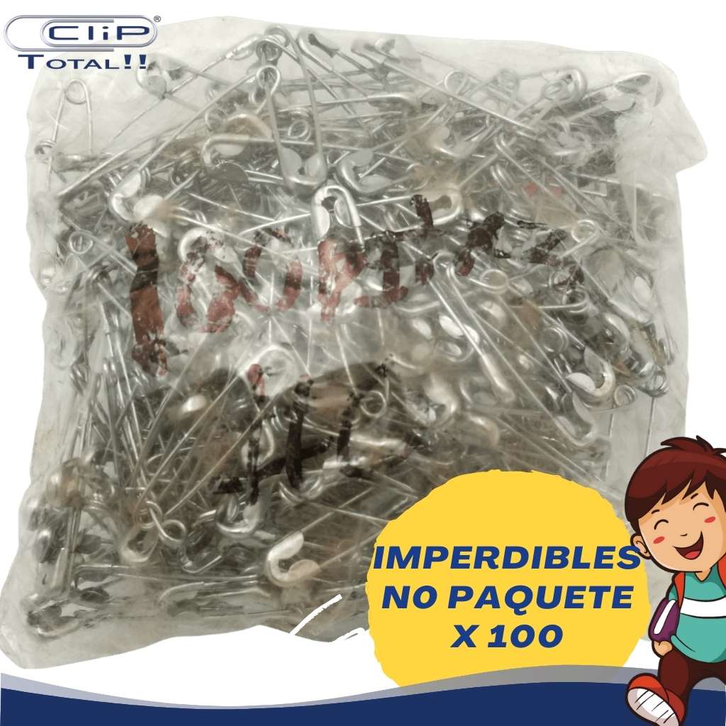 IMPERDIBLES N0 X100U PAQUETE