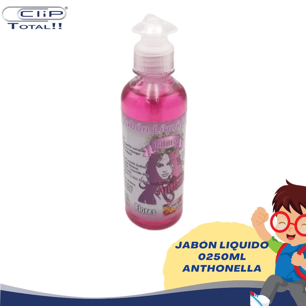 JABÓN LIQUIDO 0250ML ANTHONELLA