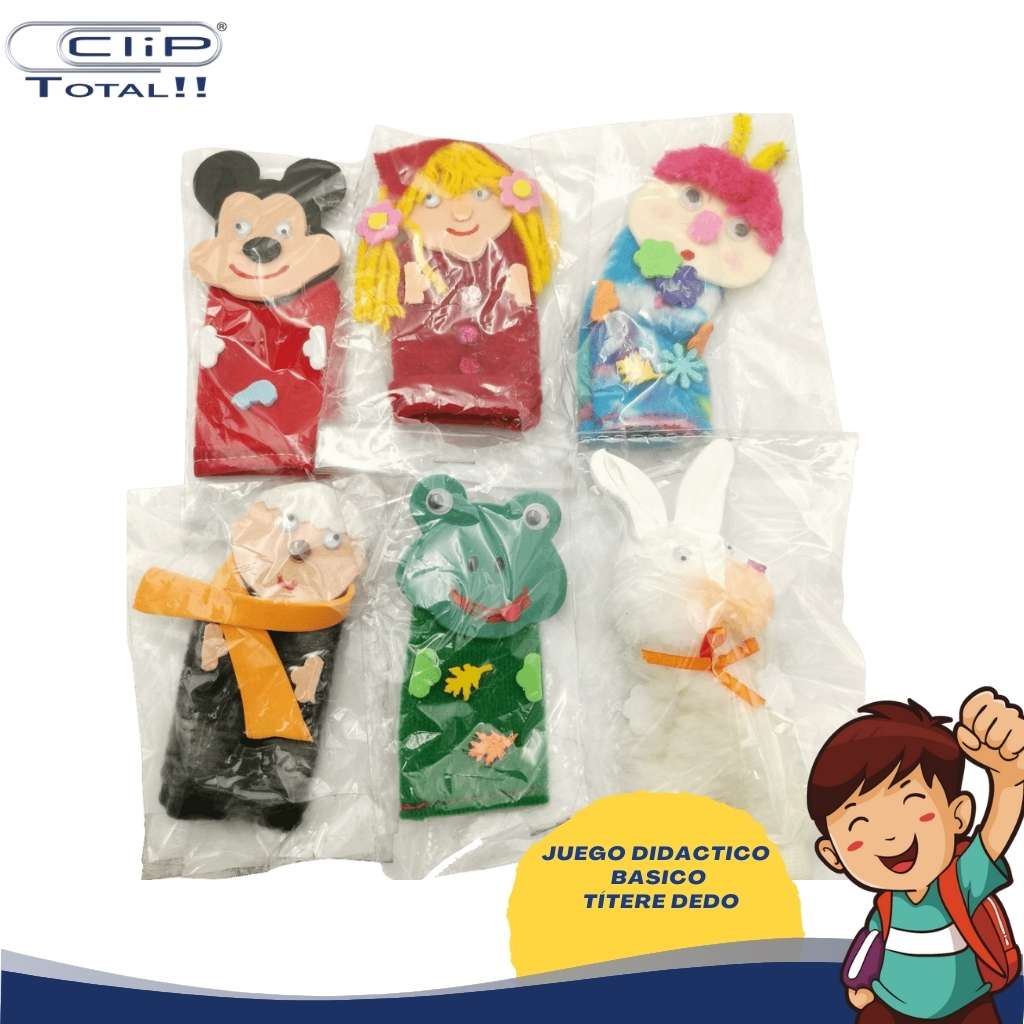 JUEGO DIDACTICO BASICO TÍTERE DEDO
