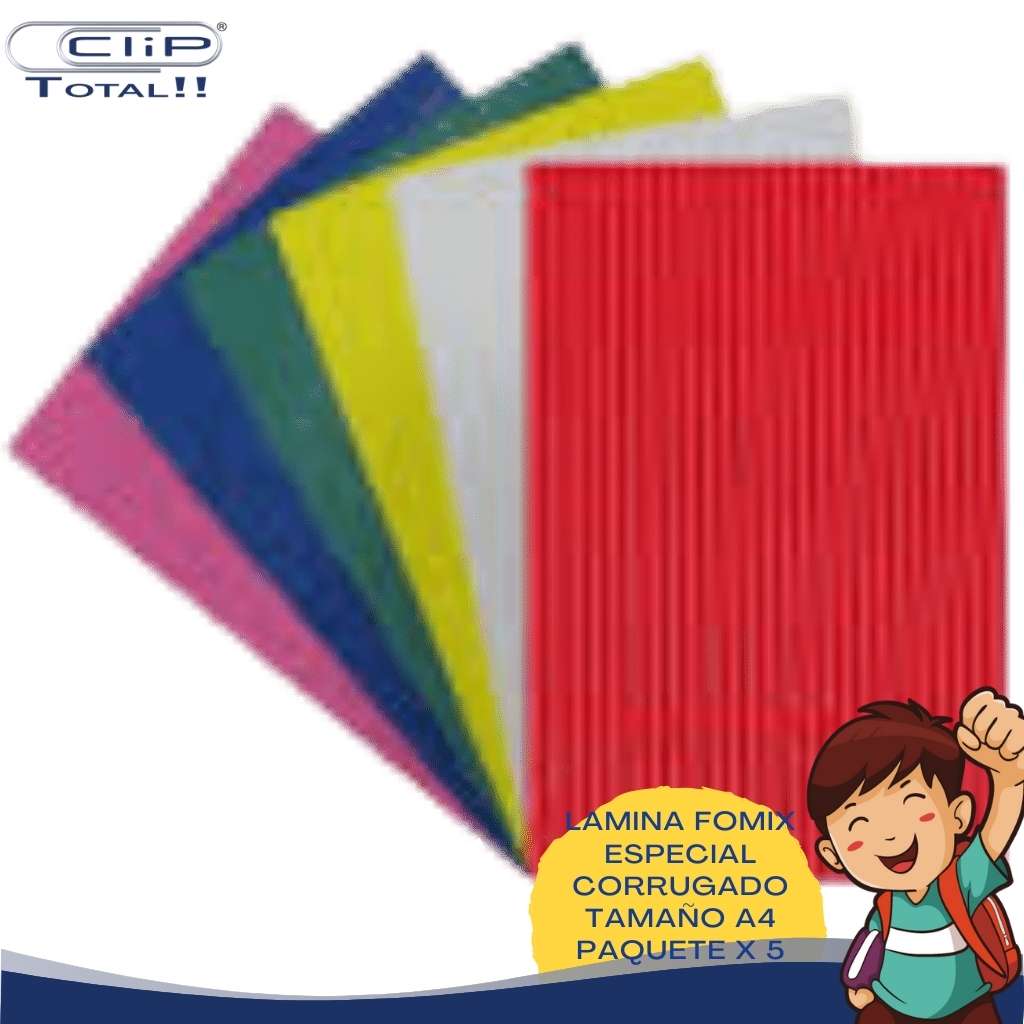 FOMIX CORRUGADO A4 X10U PAQUETE