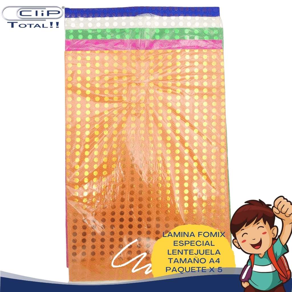 FOMIX LENTEJUELA A4 X10U PAQUETE