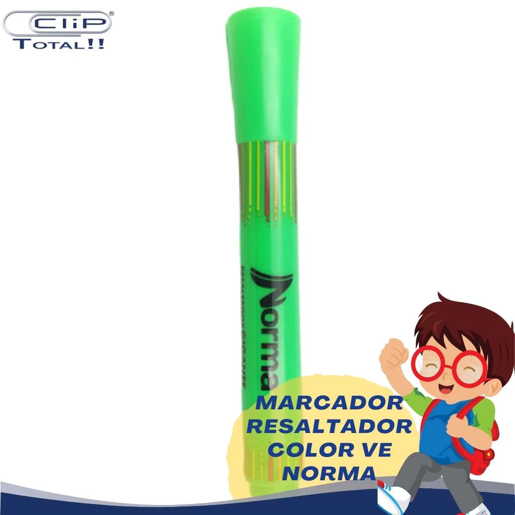 MARCADOR RESALTADOR COLOR VE NORMA