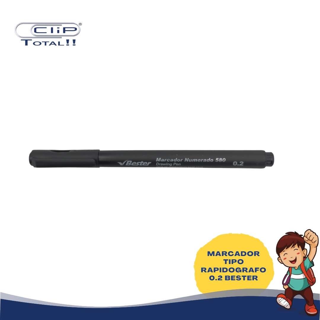 MARCADOR TIPO RAPIDOGRAFO 0.2 BESTER