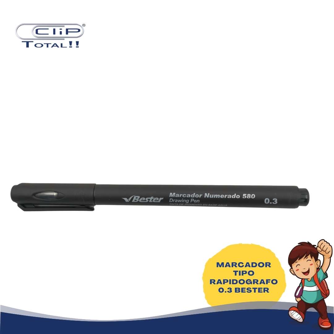 MARCADOR TIPO RAPIDOGRAFO 0.3 BESTER