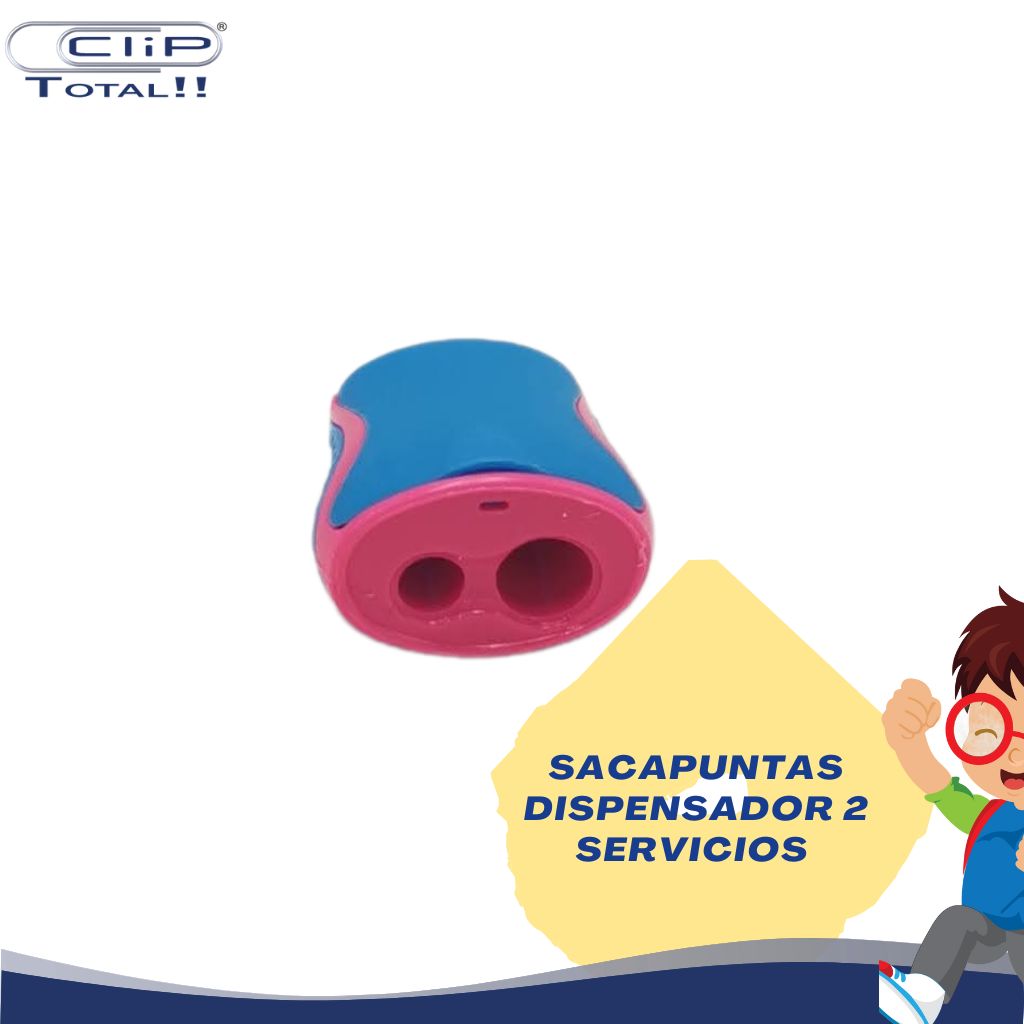 SACAPUNTAS DISPENSADOR 2 SERVICIOS 8131