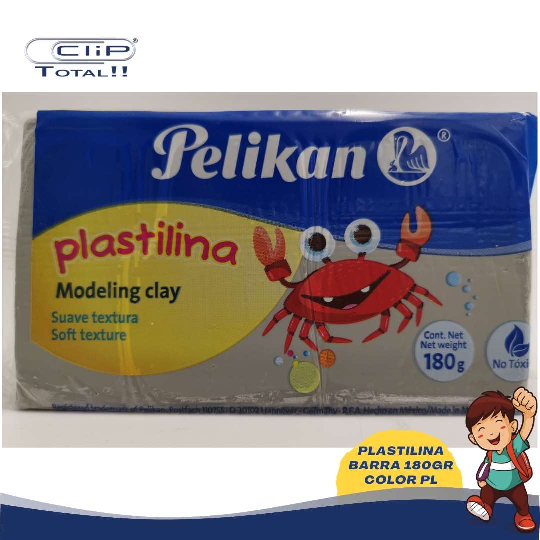 PLASTILINA BARRA 180GR COLOR PL PELIKAN