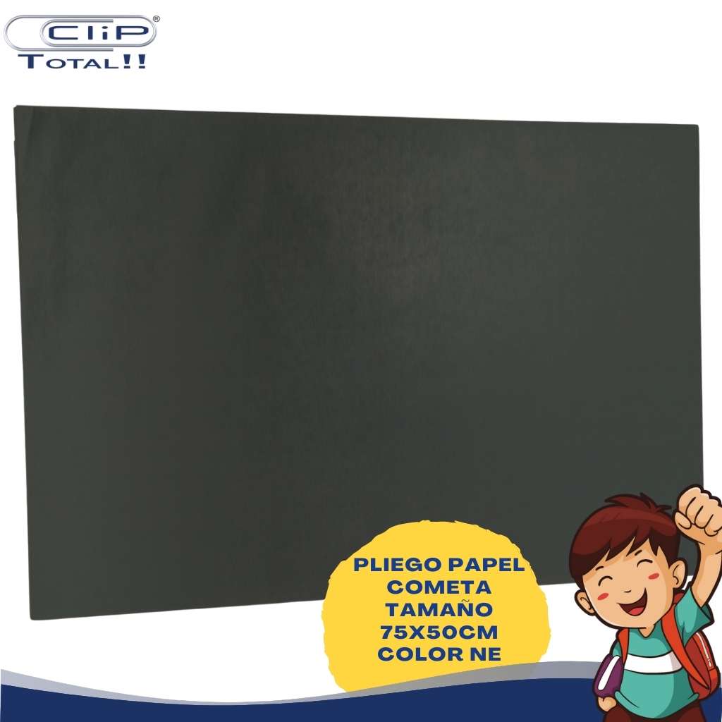 PLIEGO PAPEL SEDA COMETA 50X75CM COLOR NE