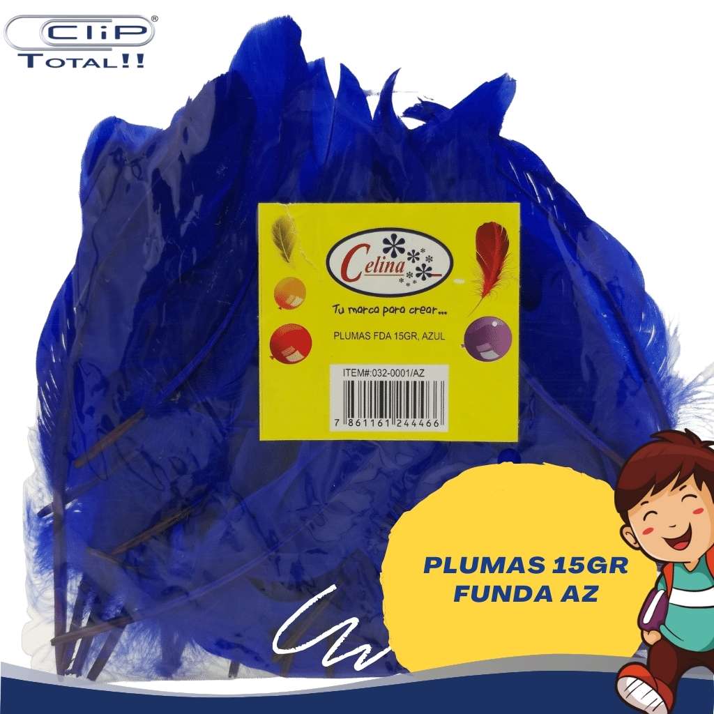 PLUMAS 15GR FUNDA AZ