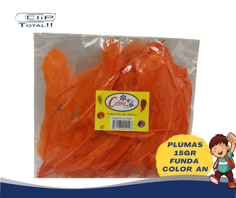 PLUMAS 15GR FUNDA COLOR AN