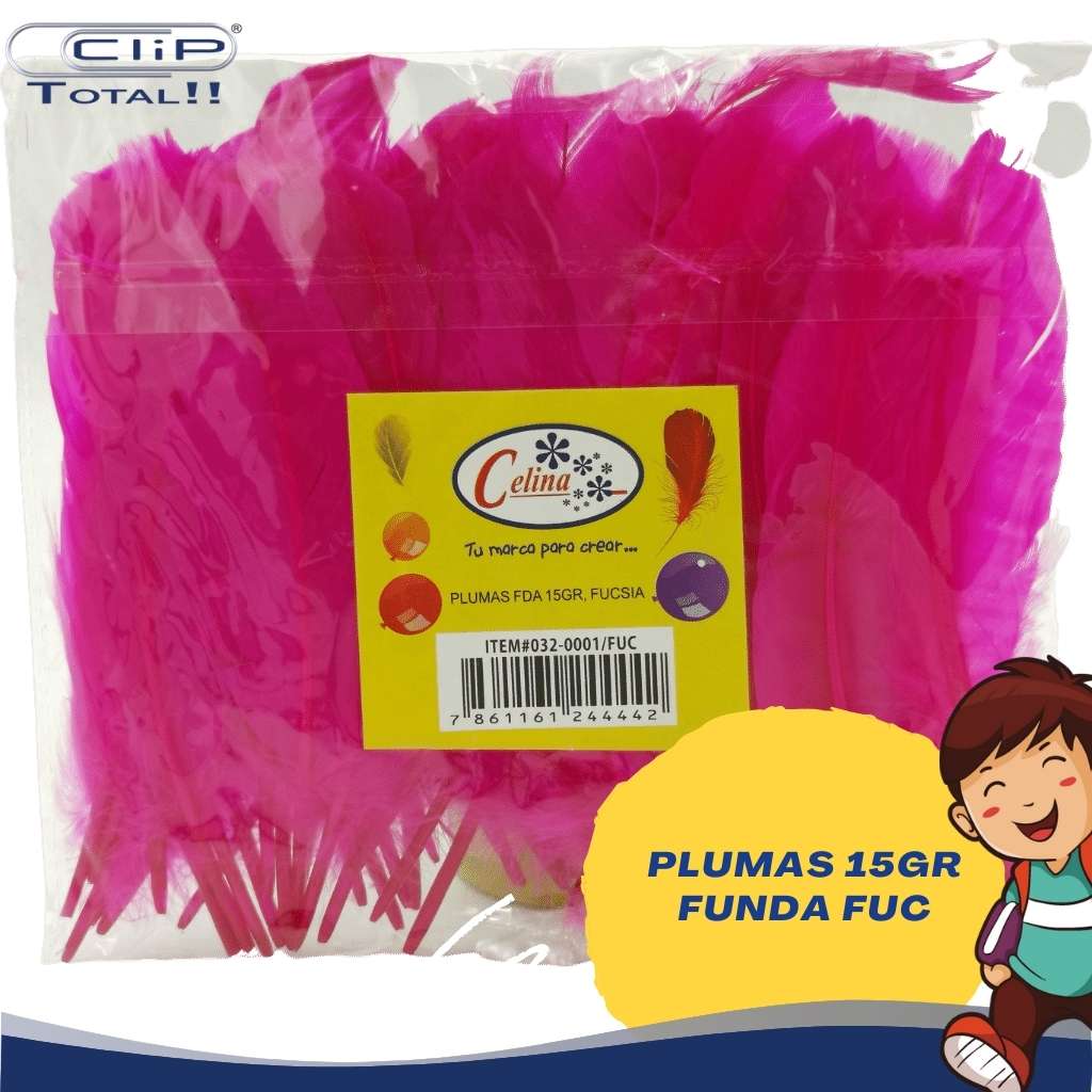 PLUMAS 15GR FUNDA FUC