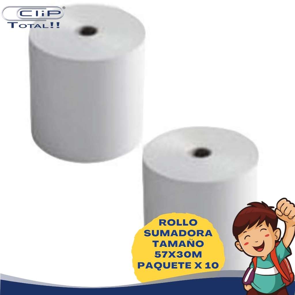 ROLLO SUMADORA 57MMX30M X01U