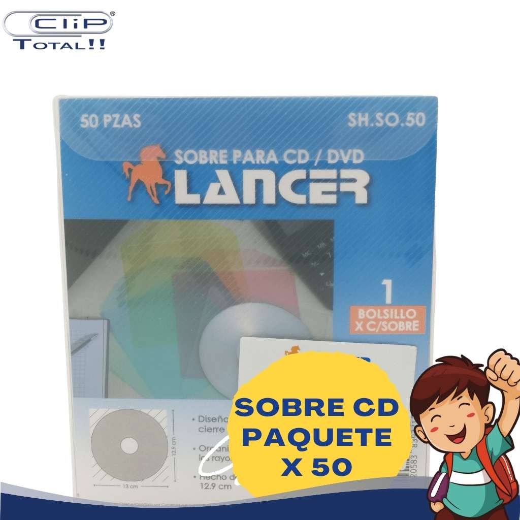 SOBRE CD X50U CAJA