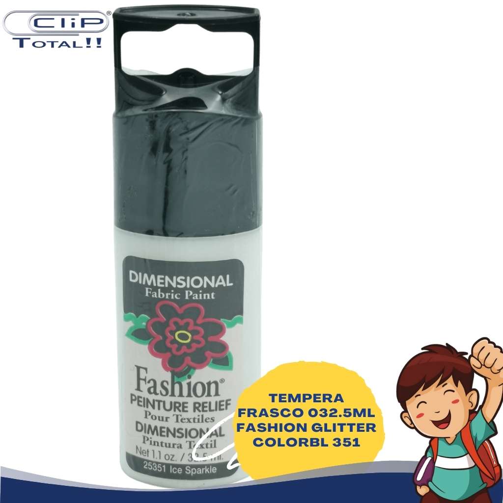 TEMPERA FRASCO 032.5ML FASHION GLITTER COLORBL 351