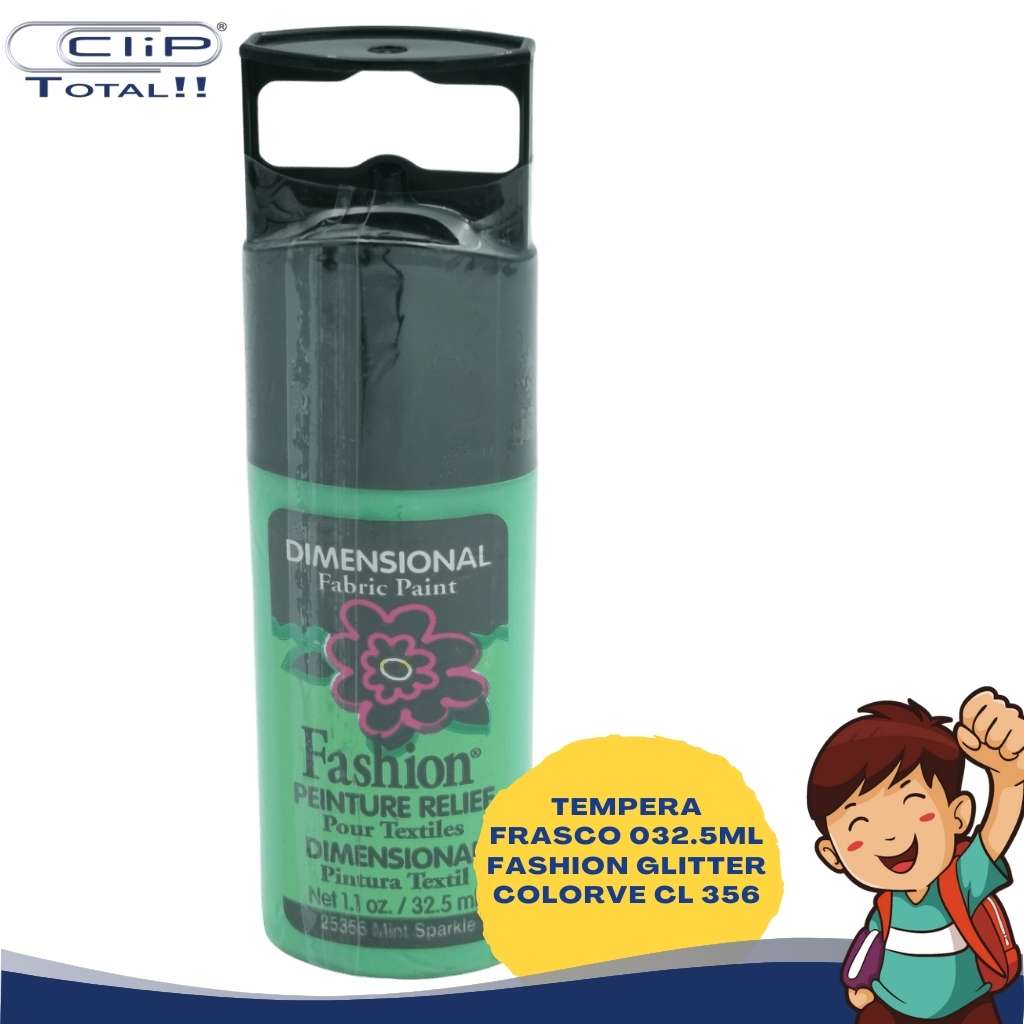 TEMPERA FRASCO 032.5ML FASHION GLITTER COLORVE CL 356