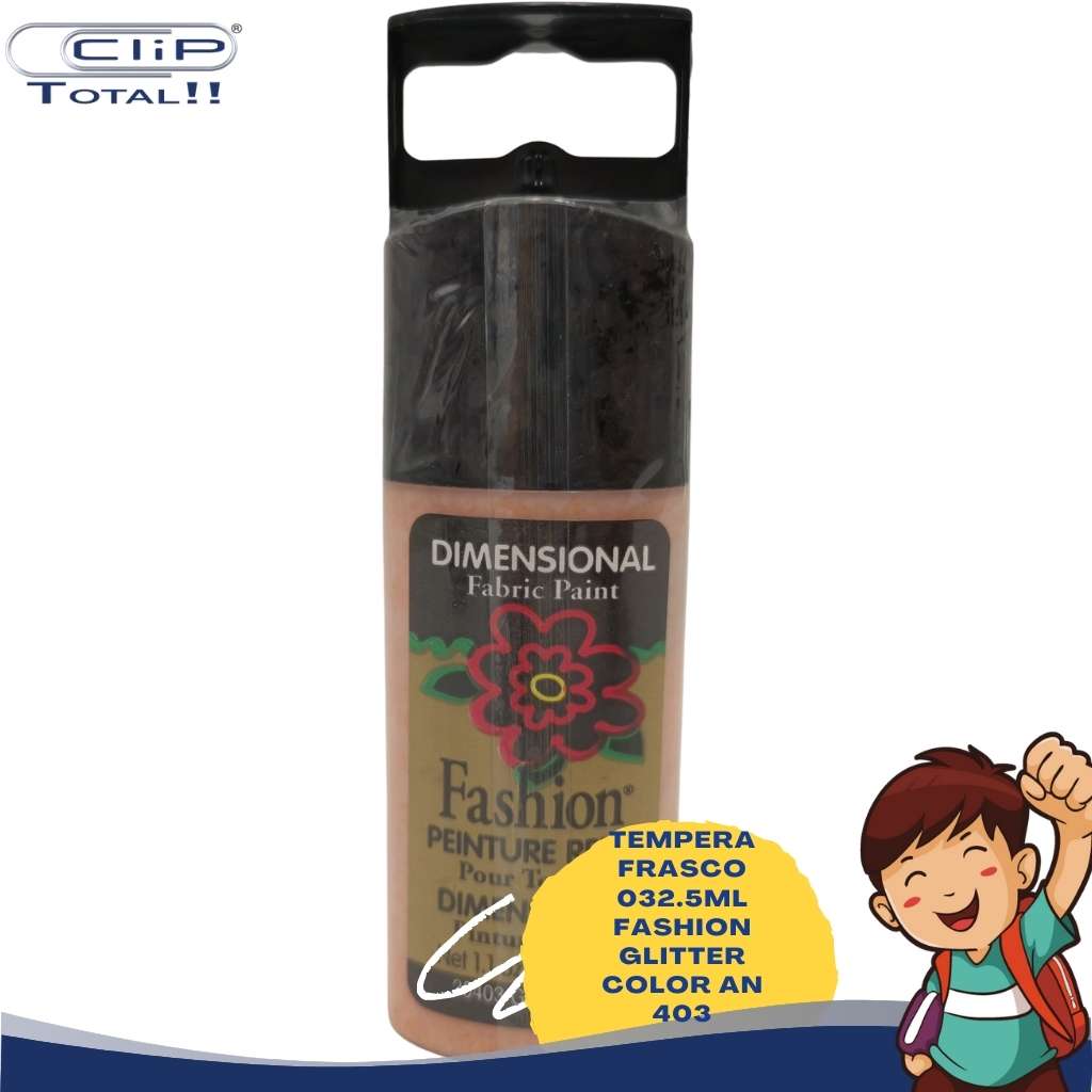 TEMPERA FRASCO 032.5ML FASHION GLITTER COLOR AN 403
