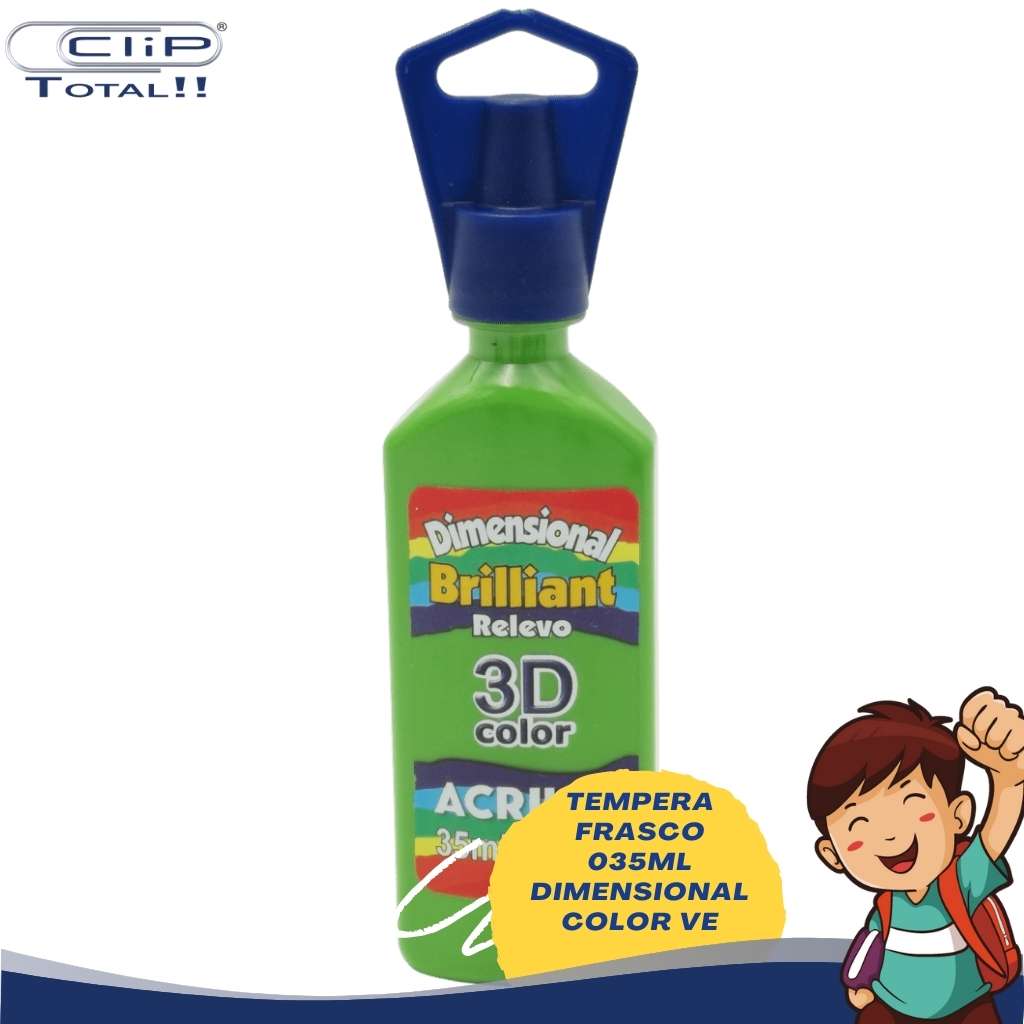 TEMPERA FRASCO 035ML DIMENSIONAL COLOR VE