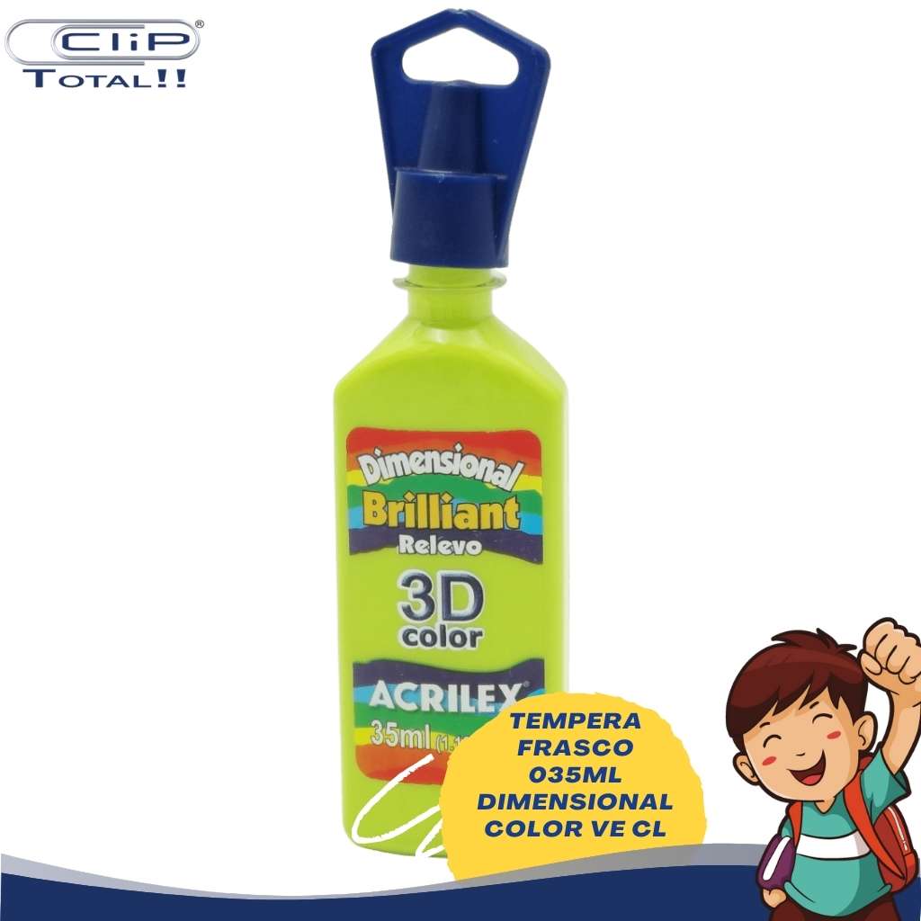 TEMPERA FRASCO 035ML DIMENSIONAL COLOR VE CL
