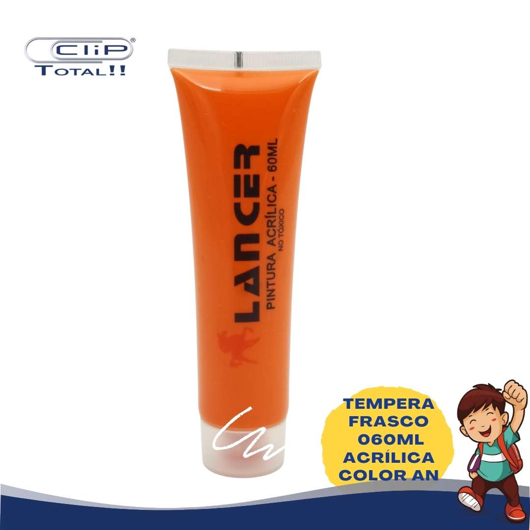 TEMPERA FRASCO 060ML ACRÍLICA COLOR AN LANCER