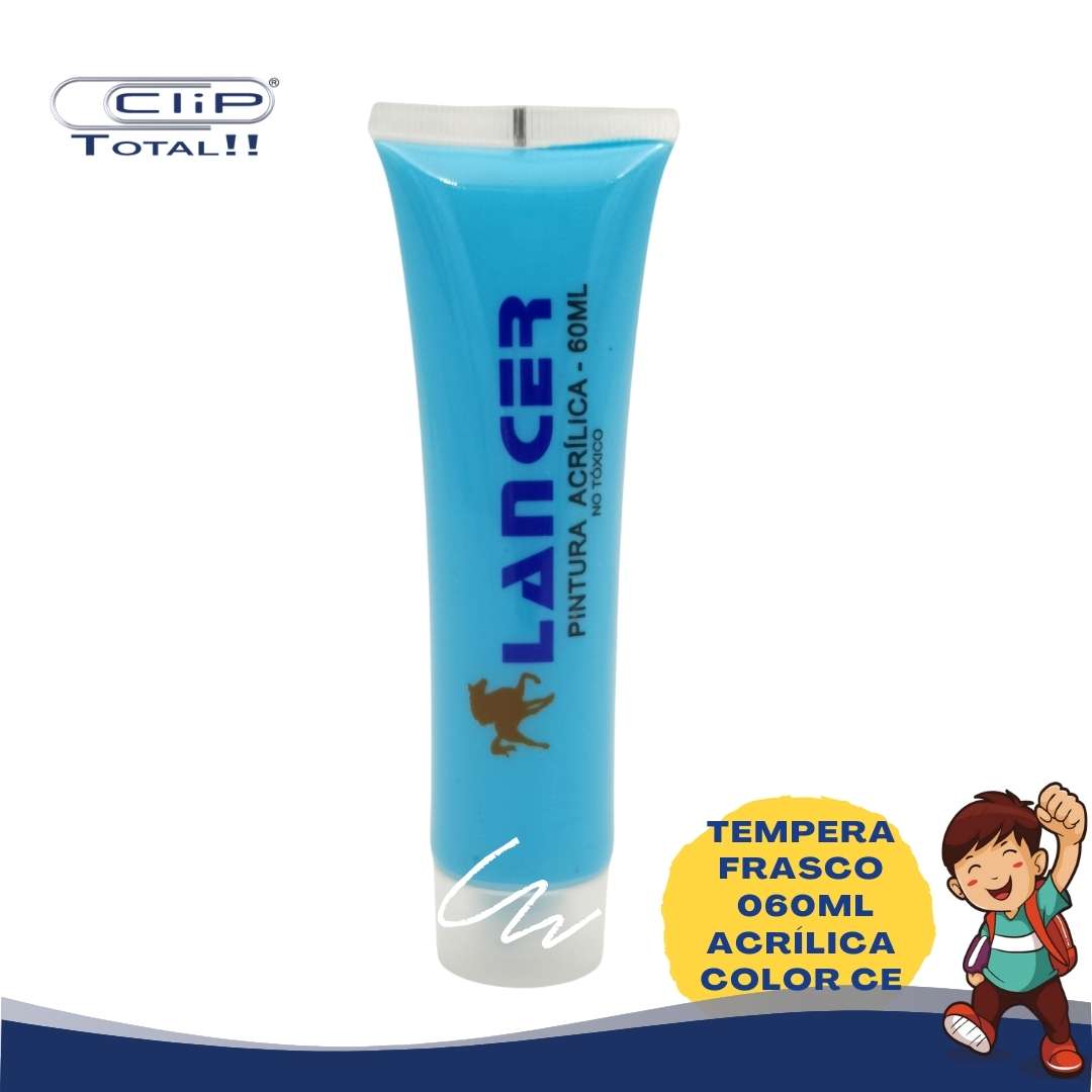 TEMPERA FRASCO 060ML ACRÍLICA COLOR CE LANCER