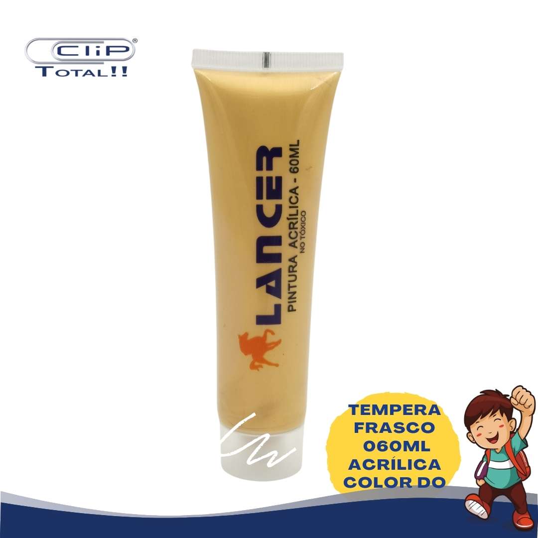 TEMPERA FRASCO 060ML ACRÍLICA COLOR DO LANCER