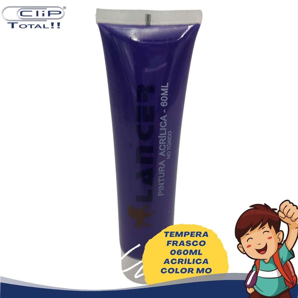 TEMPERA FRASCO 060ML ACRÍLICA COLOR MO LANCER