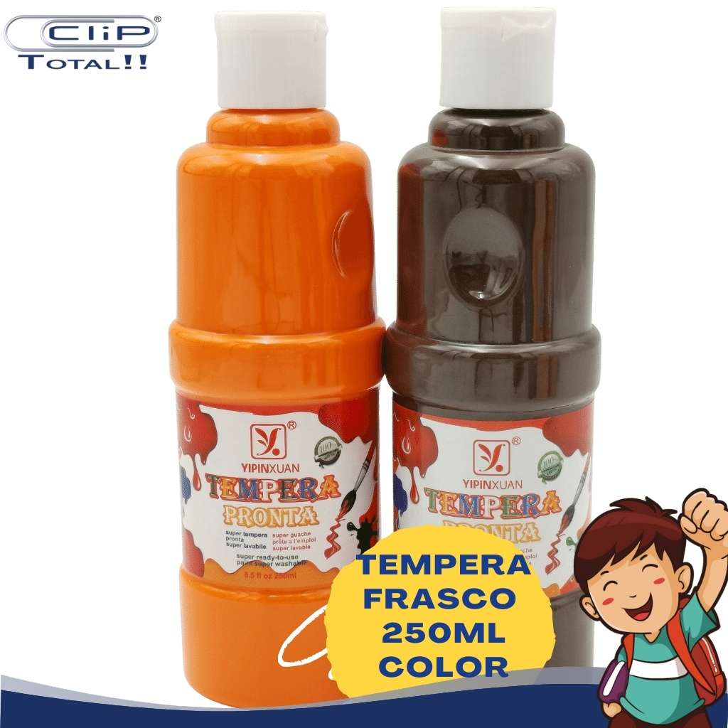 TEMPERA FRASCO 250ML COLOR