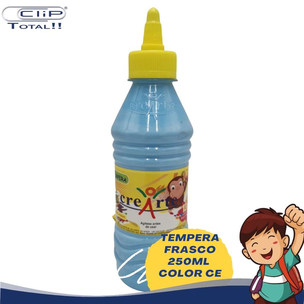 TEMPERA FRASCO 250ML COLOR CE