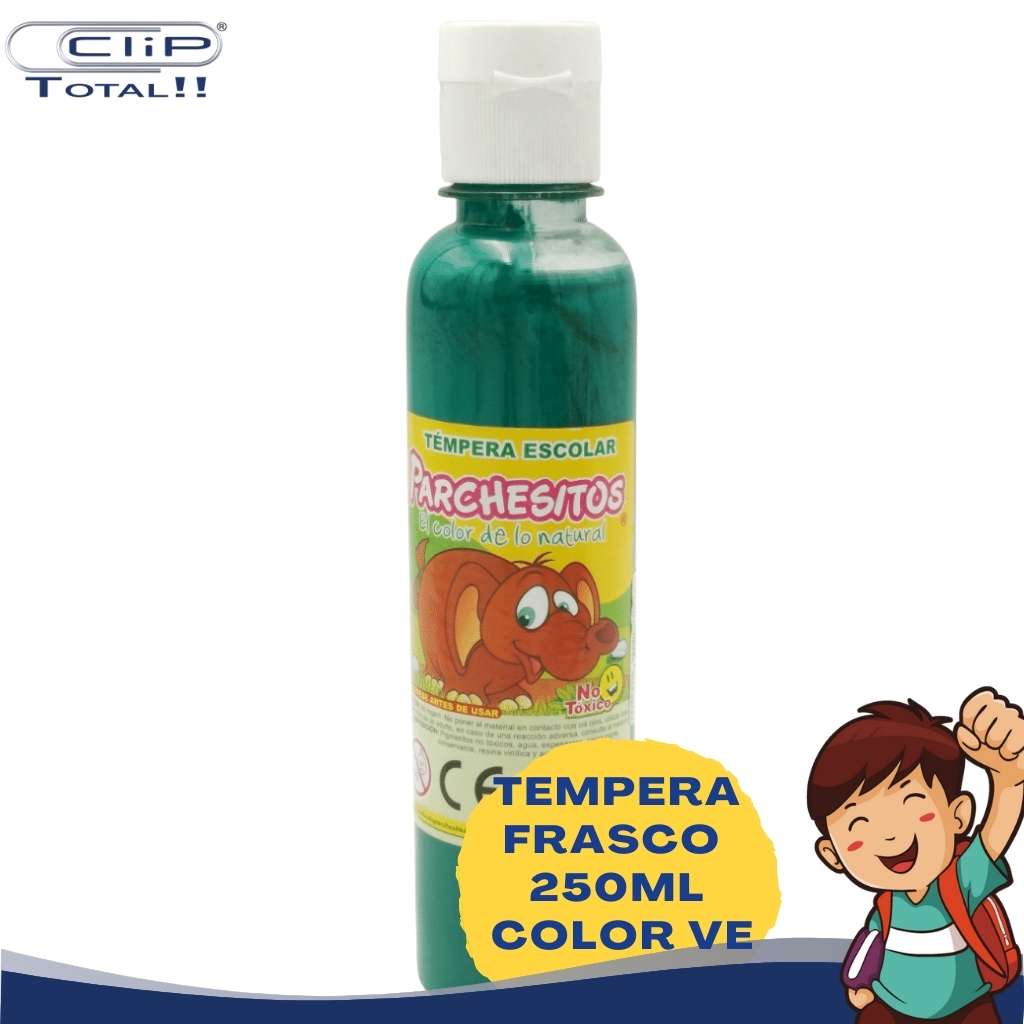 TEMPERA FRASCO 250ML COLOR VE