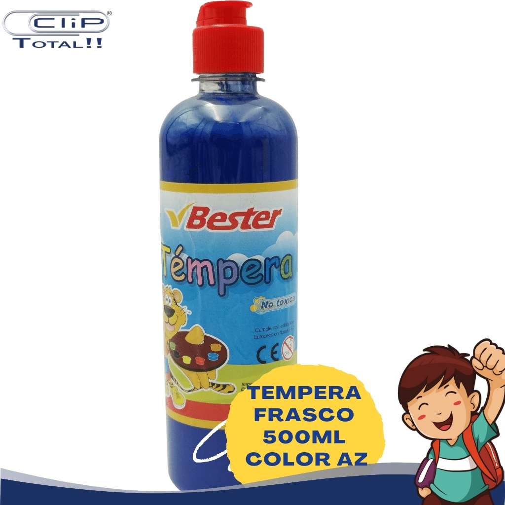 TEMPERA FRASCO 500ML COLOR AZ BESTER
