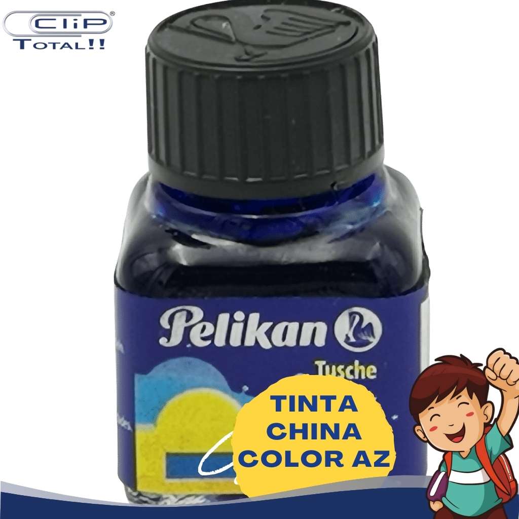 TINTA CHINA COLOR AZ PELIKAN