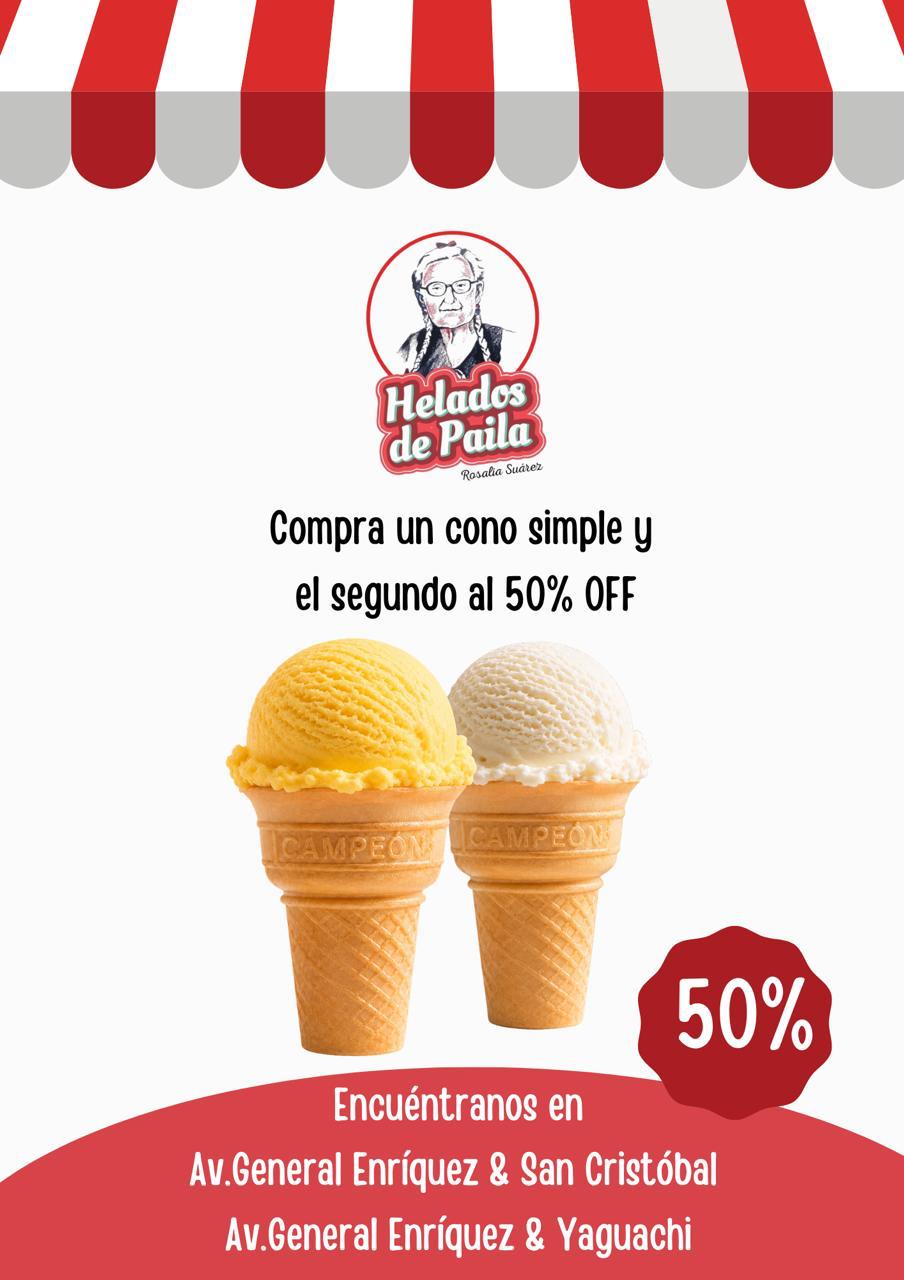 Promoción Helados de Paila Rosalía Suárez